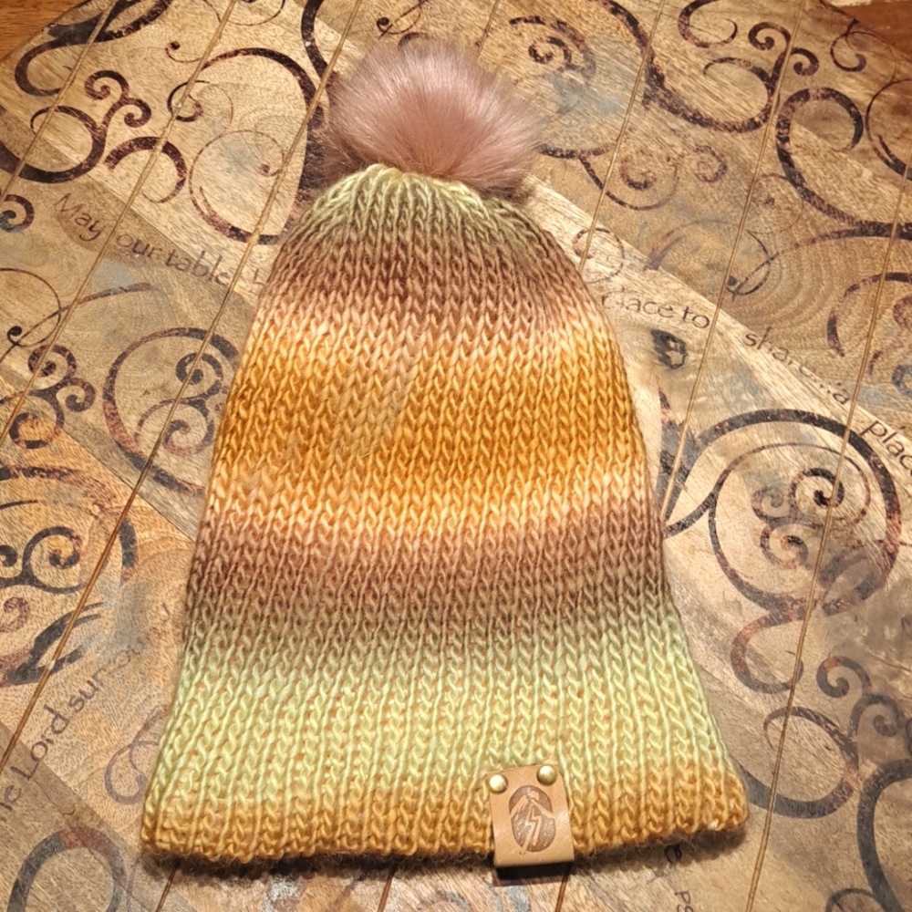 Beanie with pom pom